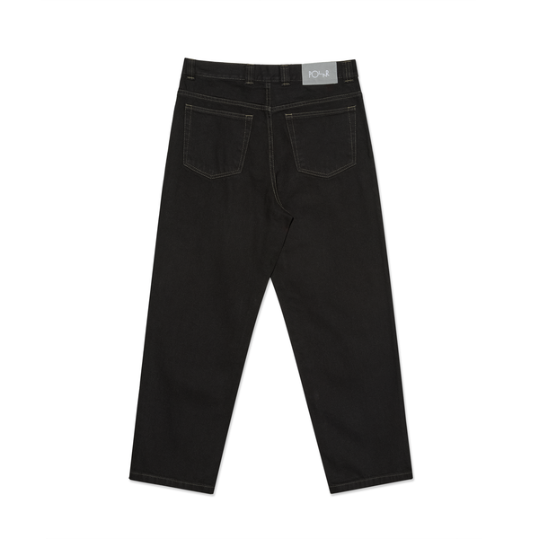 Polar Skate Co. 93 Pants | Contrast Stitching - Black/Dark Olive