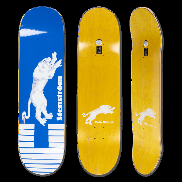 polar skate co. Deck | David Stenström - Tape & Panther - Blue