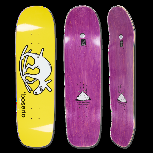 Polar Skate Co. Deck | Nick Boserio - Useless Wooden Dog - Yellow