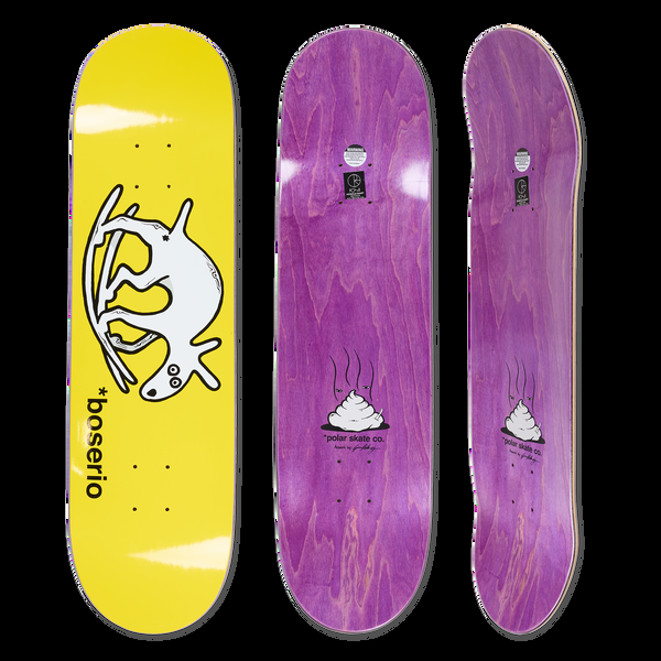 polar skate co. Deck | Nick Boserio - Useless Wooden Dog - Yellow