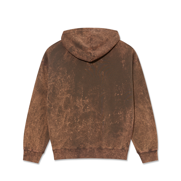 Polar Skate Co. Acid Frank Hoodie | Surf Logo - Brown