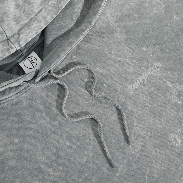 Polar Skate Co. Acid Frank Hoodie | Surf Logo - Grey
