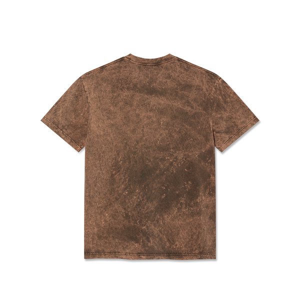 Polar Skate Co. Acid Tee | Surf Logo - Brown