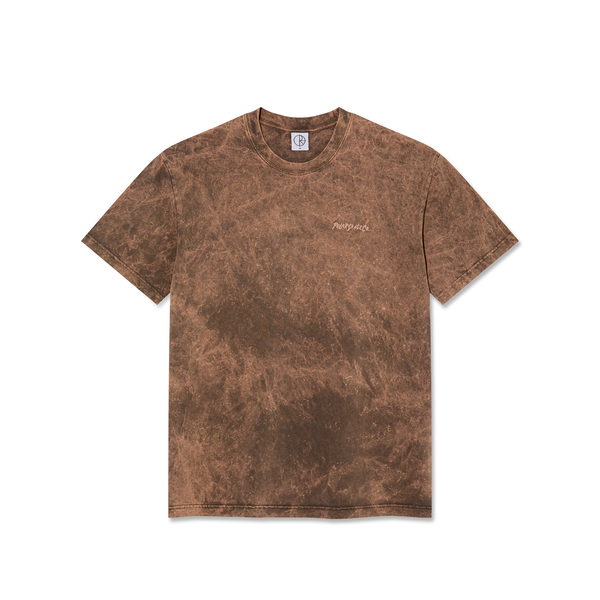 polar skate co. Acid Tee | Surf Logo - Brown