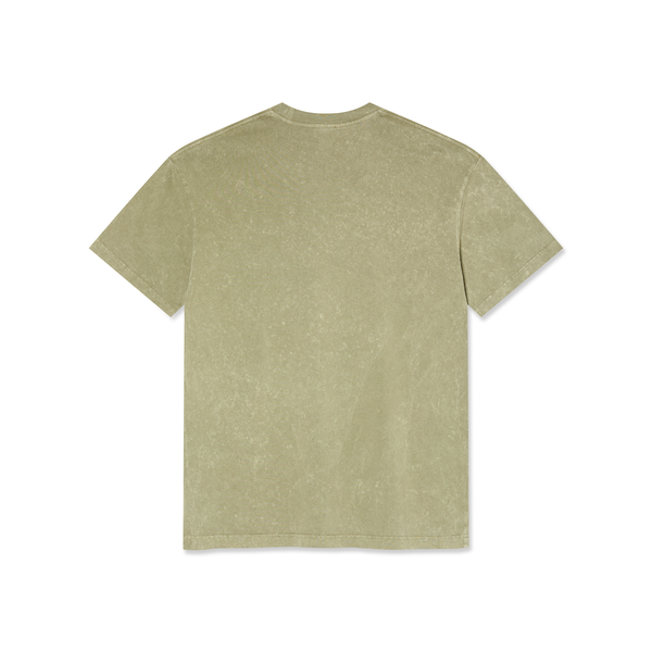 Polar Skate Co. Acid Tee | Surf Logo - Light Green