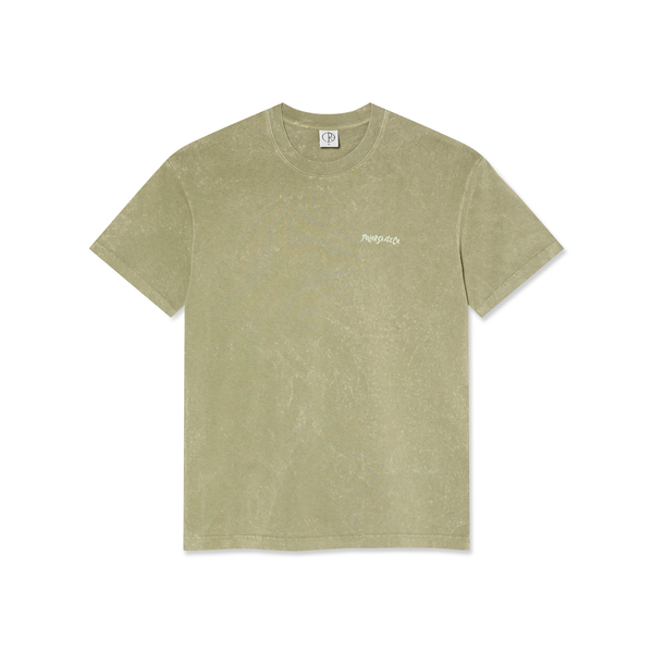 polar skate co. Acid Tee | Surf Logo - Light Green