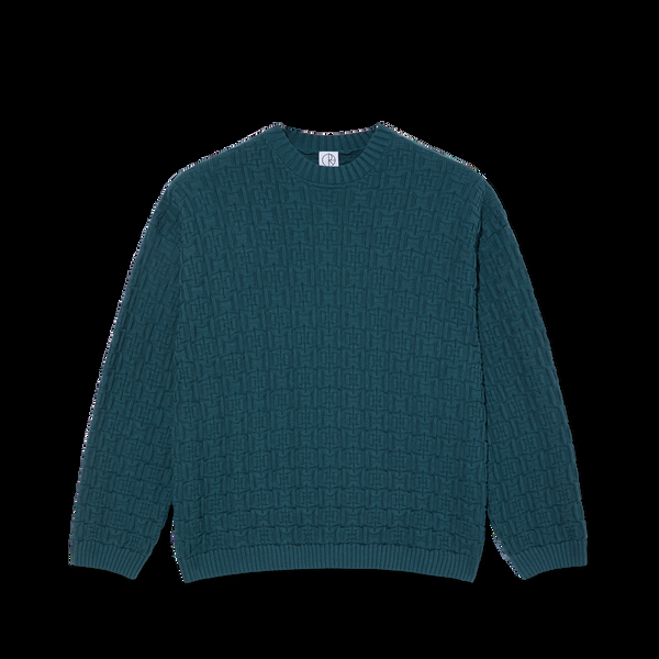 polar skate co. Alex Sweater - Petrol Blue