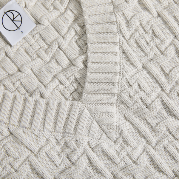 Polar Skate Co. Alex Vest - Beige Grey Melange