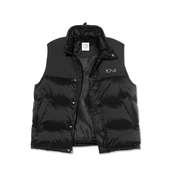 Polar Skate Co. Basic Puffer Vest - Black