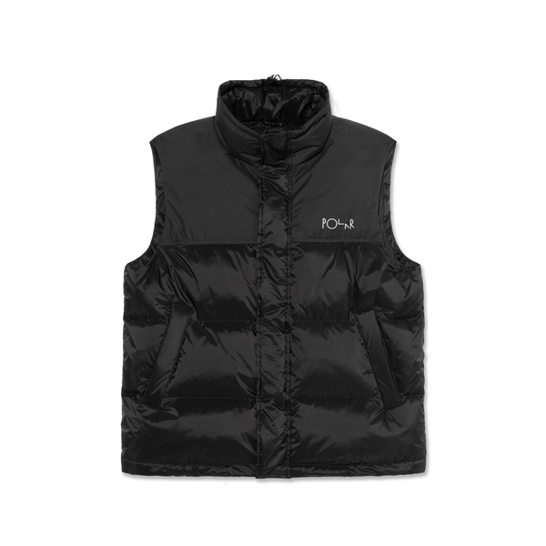 polar skate co. Basic Puffer Vest - Black