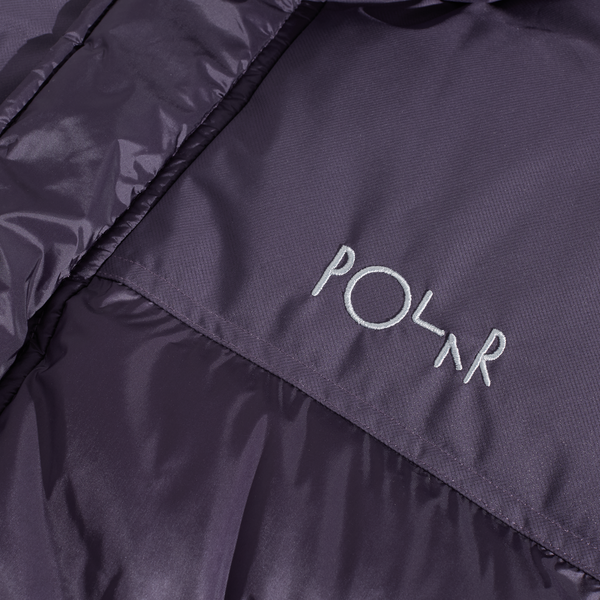Polar Skate Co. Basic Puffer Vest - Dark Violet