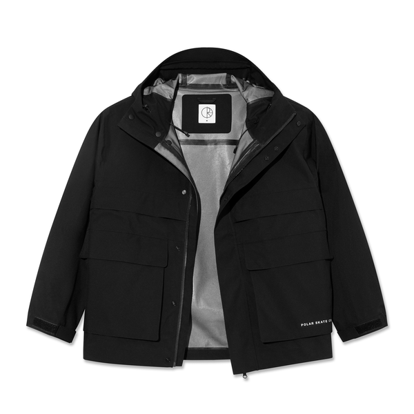 Polar Skate Co. Cargo Shell Jacket - Black