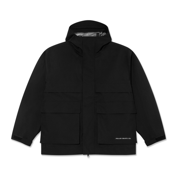 polar skate co. Cargo Shell Jacket - Black