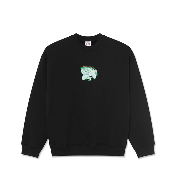 polar skate co. Dave Crewneck | Shy Bow - Black