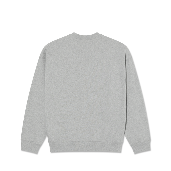 Polar Skate Co. Dave Crewneck | Shy Bow - Heather Grey