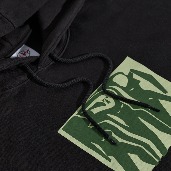Polar Skate Co. Dave Hoodie | Cut Outs - Black