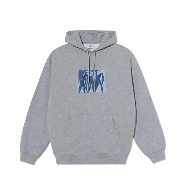 polar skate co. Dave Hoodie | Cut Outs - Heather Grey