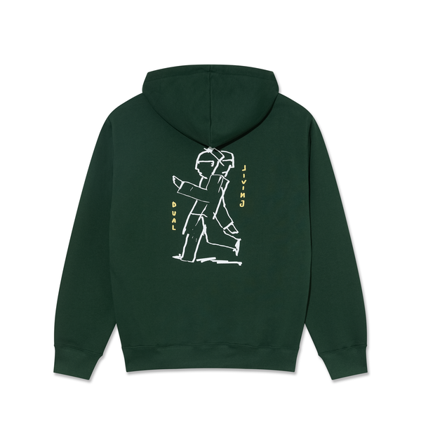 Polar Skate Co. Dave Hoodie | Dual Living - Dark Green
