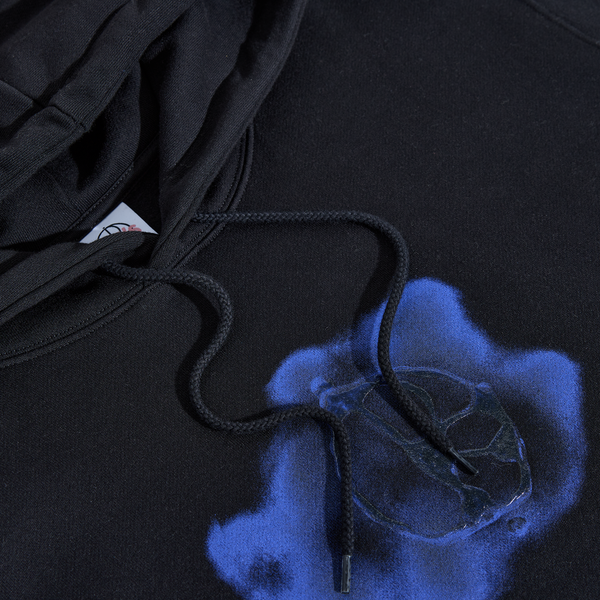 Polar Skate Co. Dave Hoodie | Metal Logo - Black