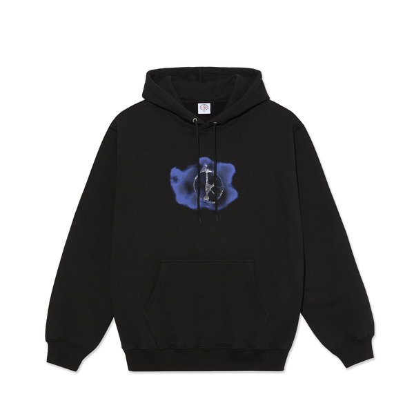 polar skate co. Dave Hoodie | Metal Logo - Black