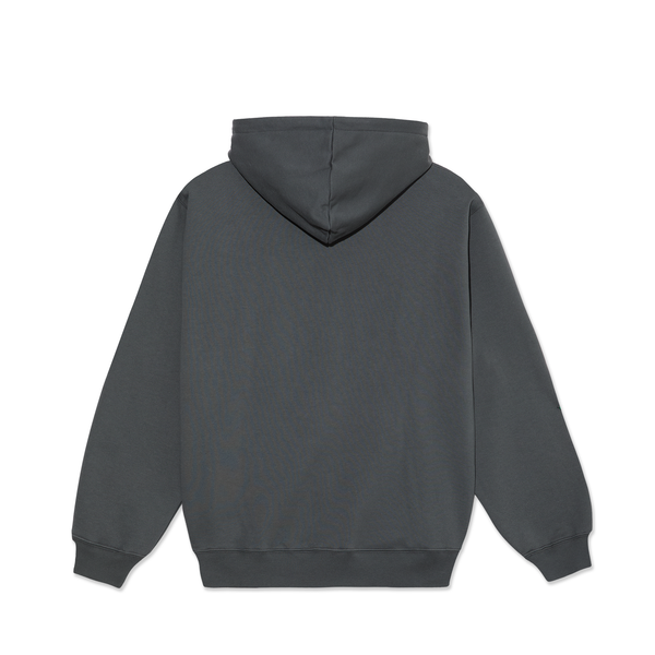Polar Skate Co. Dave Hoodie | Metal Logo - Graphite