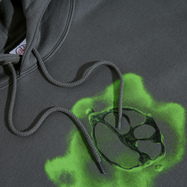 Polar Skate Co. Dave Hoodie | Metal Logo - Graphite