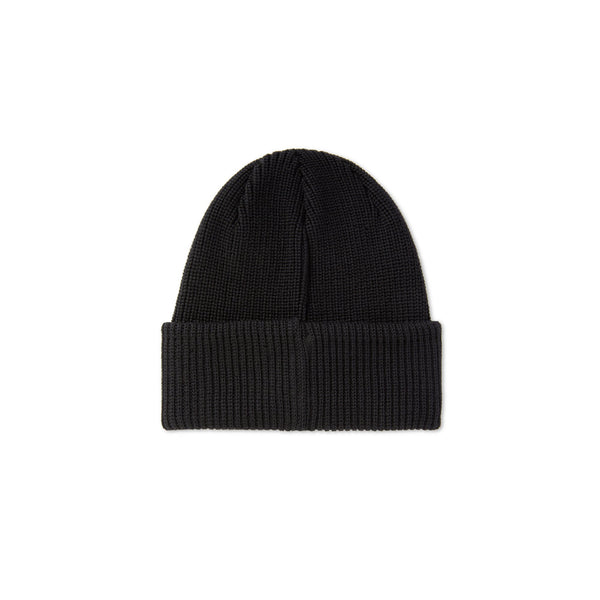 Polar Skate Co. Double Fold Merino Beanie - Black