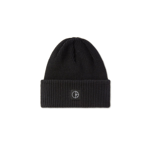 polar skate co. Double Fold Merino Beanie - Black