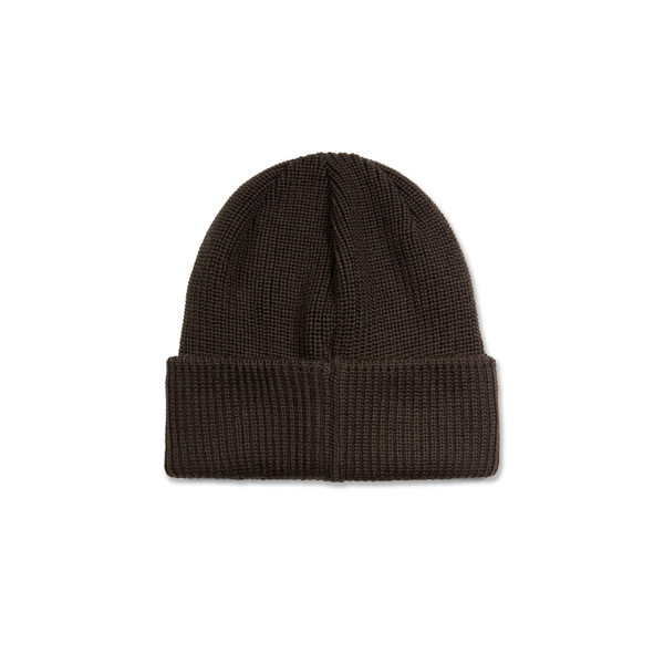 Polar Skate Co. Double Fold Merino Beanie - Brown