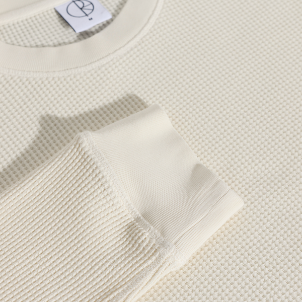 Polar Skate Co. Dylan LS Tee | Waffle - Ivory