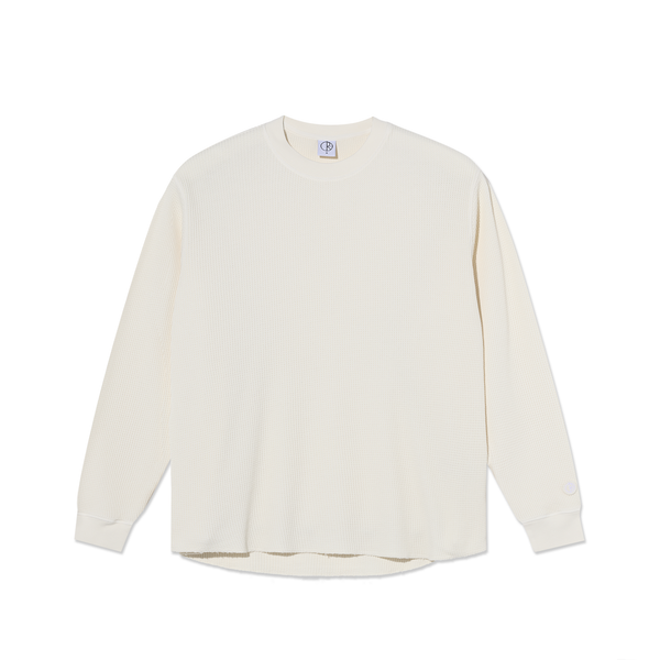 polar skate co. Dylan LS Tee | Waffle - Ivory