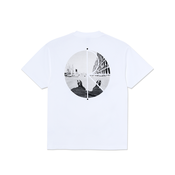 Polar Skate Co. Fill Logo Tee | Happy Sad - White