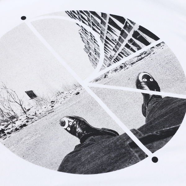 Polar Skate Co. Fill Logo Tee | Happy Sad - White