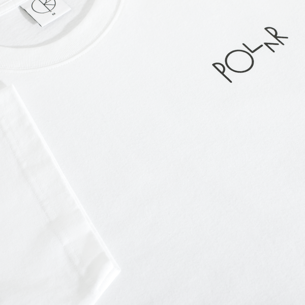 Polar Skate Co. Fill Logo Tee | Klez - White