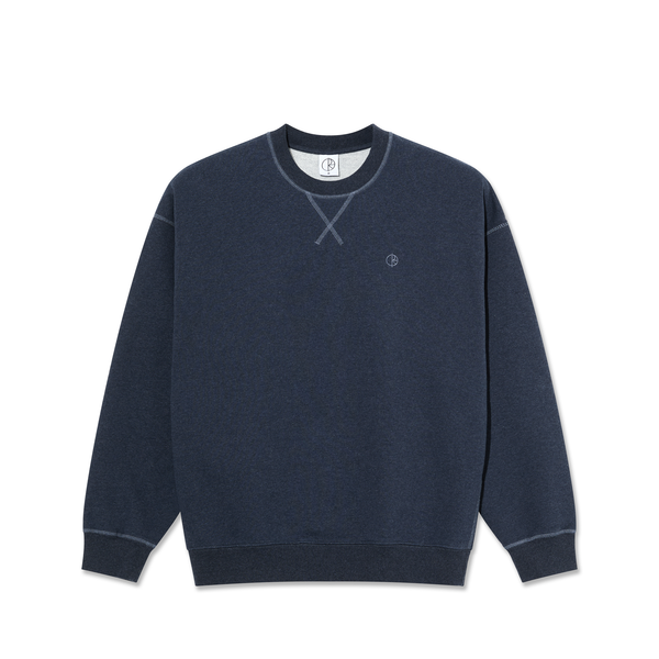 polar skate co. Frankie Crewneck - Navy Melange