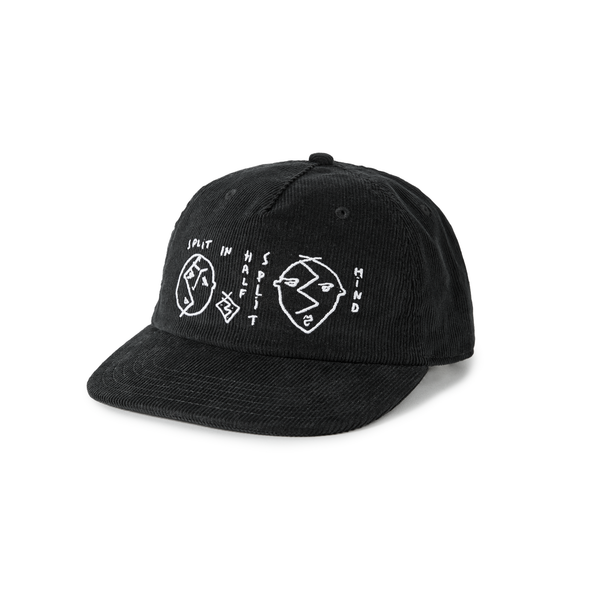 polar skate co. James Cap | Split in Half - Black
