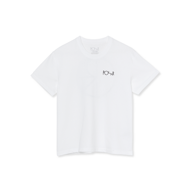Polar Skate Co. Jr. Tee | Stroke Logo - White