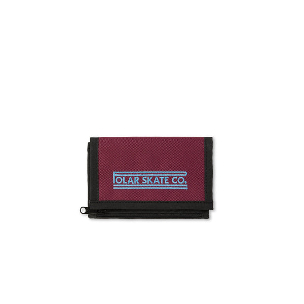 polar skate co. Key Wallet | Stretch Logo - Wine