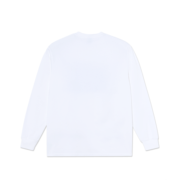 Polar Skate Co. LS Tee | Street Corner - White