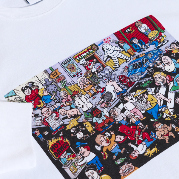 Polar Skate Co. LS Tee | Street Corner - White