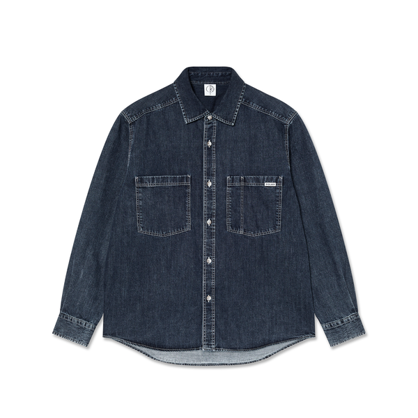 polar skate co. Mike LS Shirt | Denim - Washed Blue