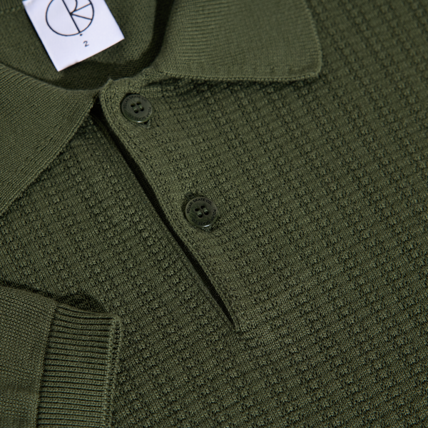 Polar Skate Co. Miles Polo Shirt - Dark Olive