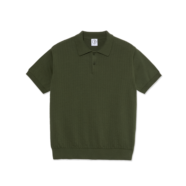 polar skate co. Miles Polo Shirt - Dark Olive