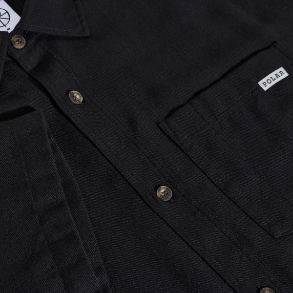 Polar Skate Co. Mitchell Shirt - Black