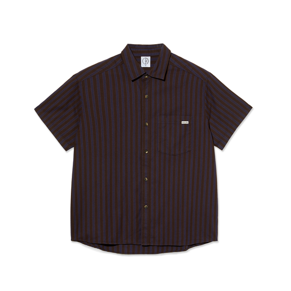 polar skate co. Mitchell Shirt - Purple/Chocolate