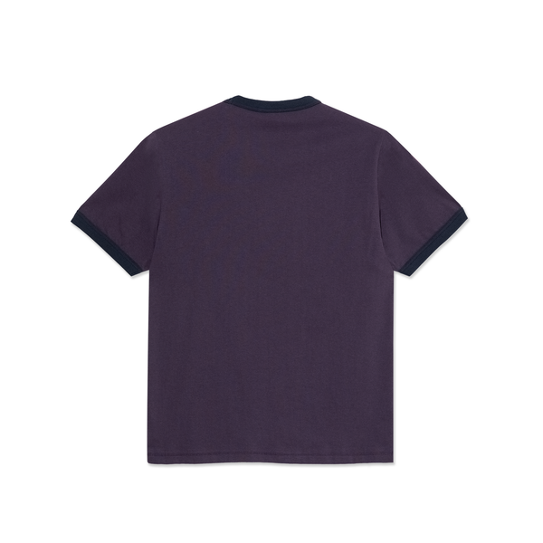 Polar Skate Co. Ringer Tee - Dark Violet/Navy