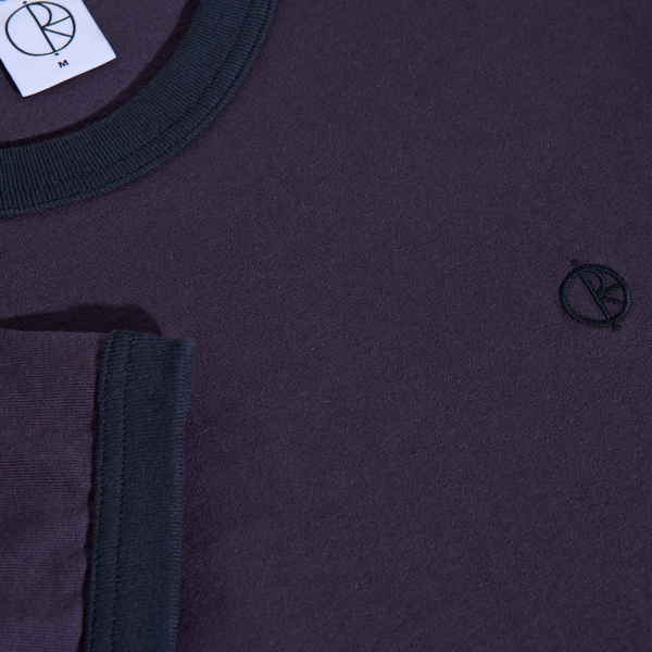 Polar Skate Co. Ringer Tee - Dark Violet/Navy