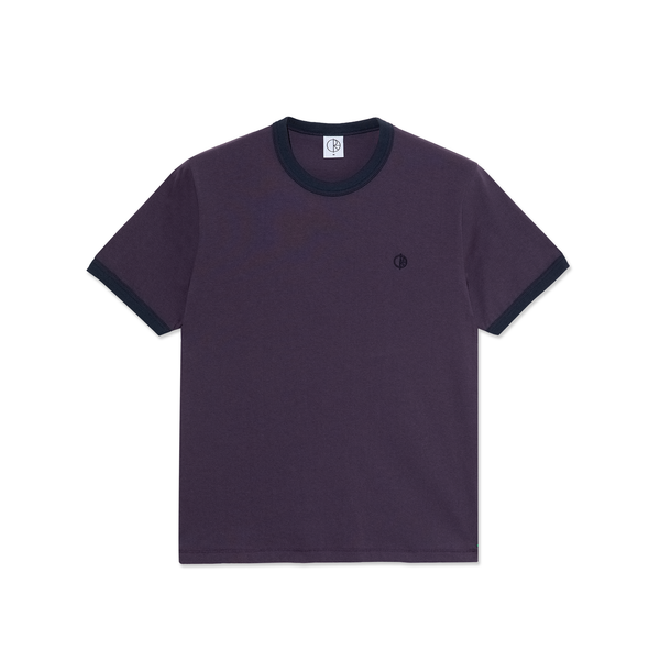 polar skate co. Ringer Tee - Dark Violet/Navy