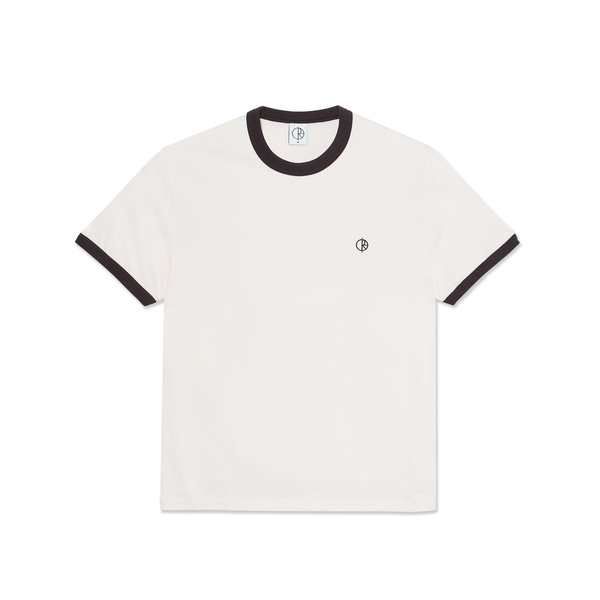 polar skate co. Ringer Tee - Ivory/Chocolate