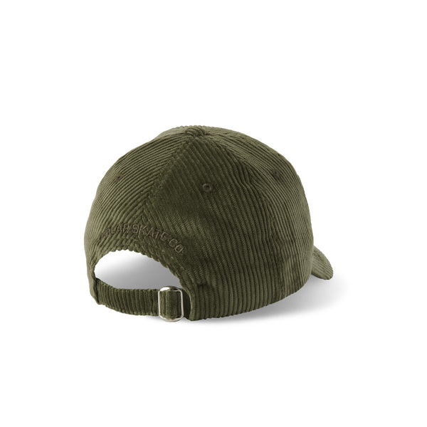 Polar Skate Co. Sai Cap | Cord - Uniform Green